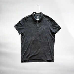 American Eagle Outfitters Dark Gray Polo Shirt